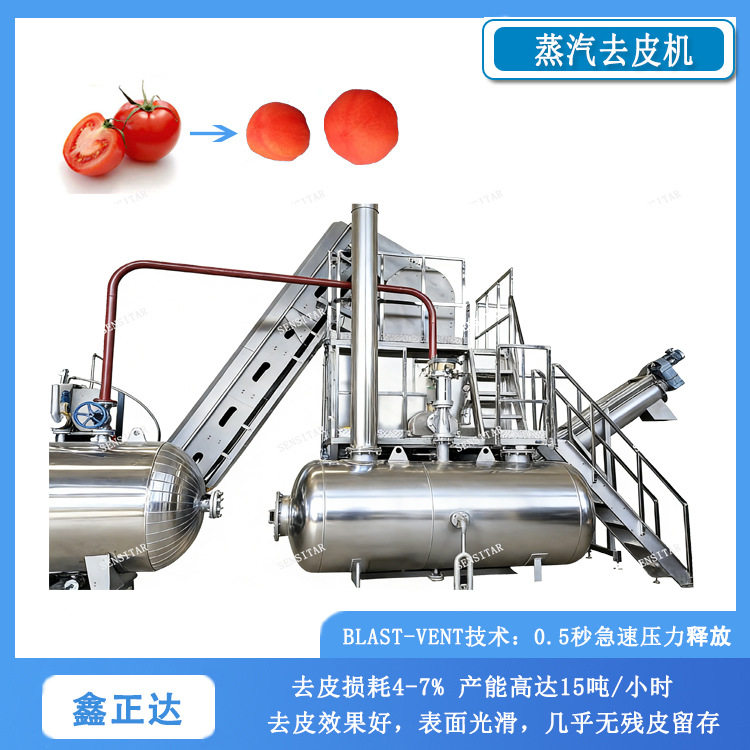 鑫正达高温爆皮蒸汽去皮机