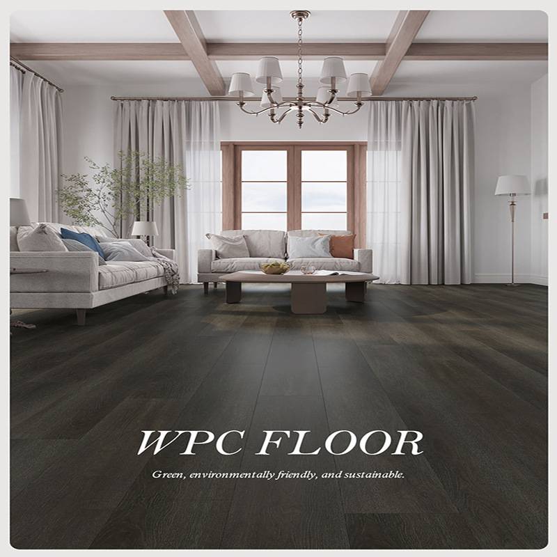 wpc地板8mm木塑防水奶油风家用翻新改造 spc石塑锁扣地板地暖防水