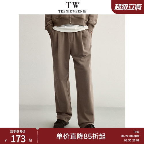 TeenieWeenie小熊男装卫裤男2023冬季新款TNTM238905U