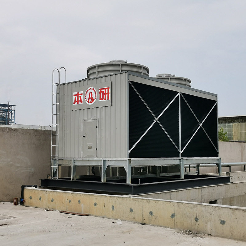 广西柳州机械厂配套用100T方形横流冷却水塔 多联组合换热效果佳,机械设备,制冷设备,淘宝优惠券,粉丝福利购,淘宝优惠卷