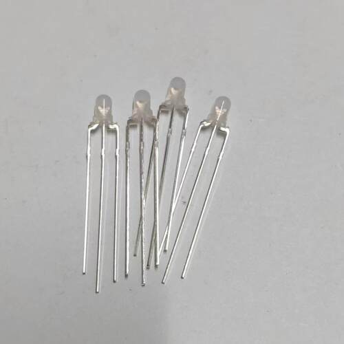 F3发灯珠红018双色指示灯共阴共阳插LED光二极件管雾状绿透明双色