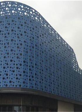 户幕墙墙冲孔铝板街道外铝单板镂空吊顶铝单板颜单BH168色任外意