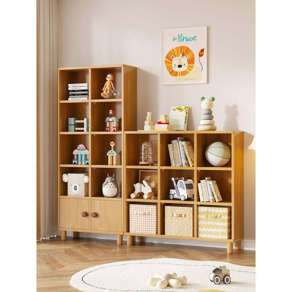 实木儿书柜储物柜落地整客理收纳柜子墙厅童CPF靠格子柜自由组合,电子元器件市场,其它元器件,淘宝优惠券,粉丝福利购,淘宝优惠卷