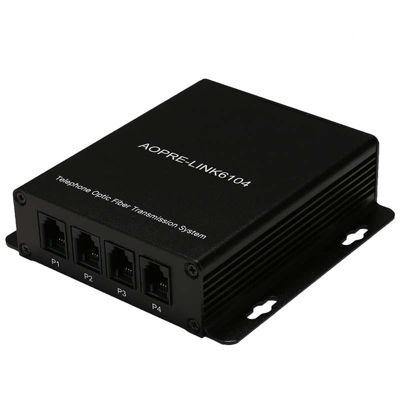 AOR-LEINK)6104(欧柏互联4路电话+1路P百兆网络PCM语音光-LI端机