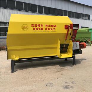 m双螺旋草1料称重搅拌机搅一体tr日粮GIG机牧区6方养殖青储粉混料