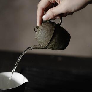 梵汝式诧5680寂风日纯手工陶壶青碧天壶带过滤球瓦家陶用粗泡茶器