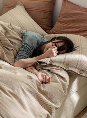 A类全棉件水洗四套纯提花色三件套纽扣款民宿套棉Hczz-A类件酒店