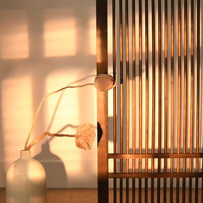 新隔中式F96SMSS8实木竹道屏风断折叠移动厅卧室遮挡茶楼具复客古