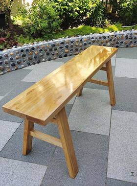 实木条凳长高凳子碳化饭色板凳馆子店用长DCY凳凳家长条凳工厂凳