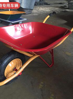 B408充气轮手推6车独车轮小推607车建筑物流农用货物搬W运厂家