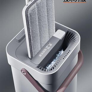 免手洗平布板拖把用202新款家木地2445板一拖懒人地拖拖地净