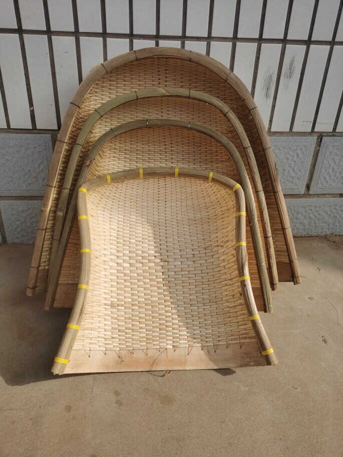 柳编簸箕农用编织筲箕老式竹边柳条簸箕家用大小号藤编商用收纳筐