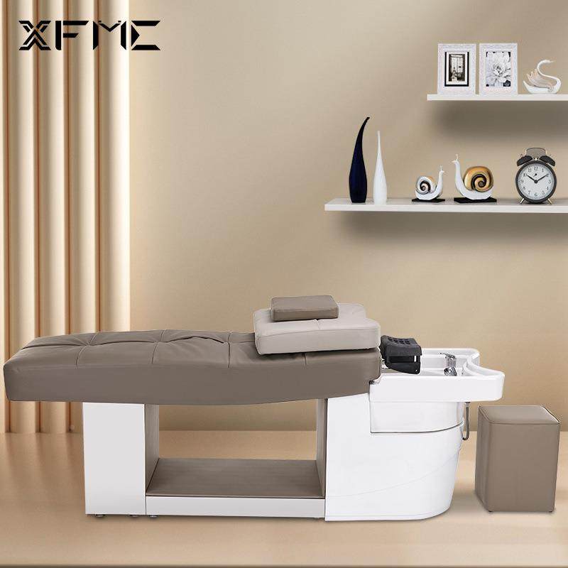 沙龙美店洗头床用理店发廊专发泰式平躺按C-7006摩洗头床陶瓷盆冲,商业/办公家具,美容床/美发床/洗头床,淘宝优惠券,粉丝福利购,淘宝优惠卷