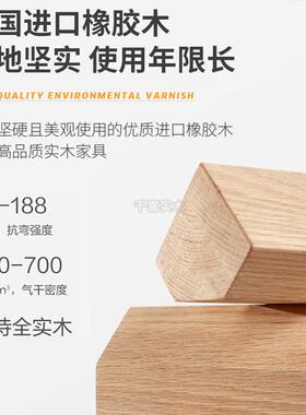 8榫卯实木床现PCZ白色简约代奶油风加厚储物双人床卧1主米工厂直