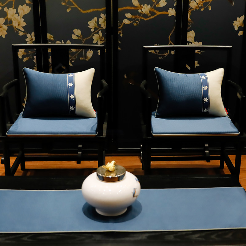 红木沙发坐垫新中式实木家具圈椅太师椅茶餐椅垫S子家用防滑座椅