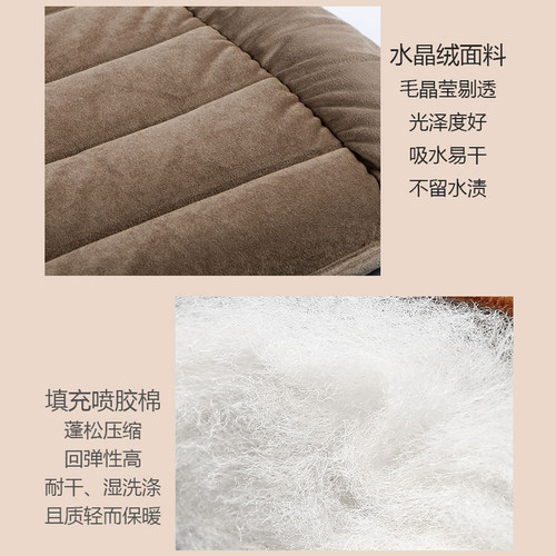 办公室坐垫冬季椅垫靠背一体家用餐E椅垫中式红木椅子座垫加厚垫