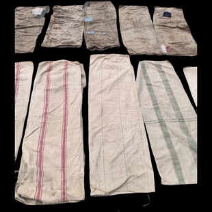 民俗老物件老麻布袋老旧麻袋A粮食袋子老旧货怀旧道具摆件家什