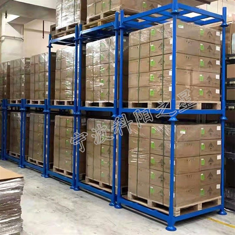 仓库折叠堆垛架可拆卸物料t架冷库周转架货物整理架子布匹面料货