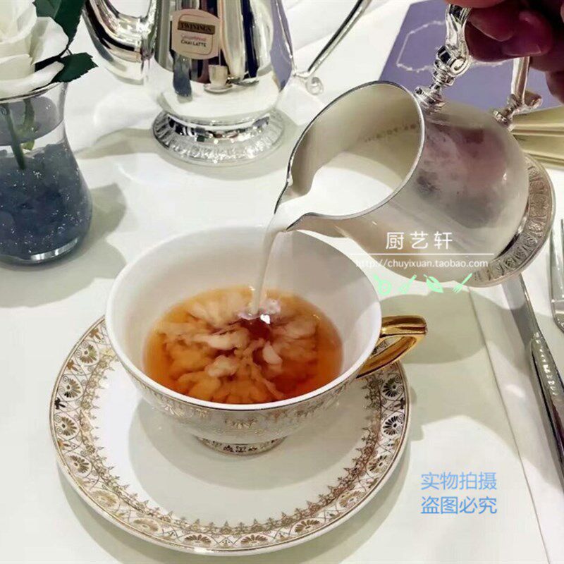 不锈钢奶罐奶盅咖啡器具英式奶壶欧式带柄奶O杯糖罐西式西餐蜜罐