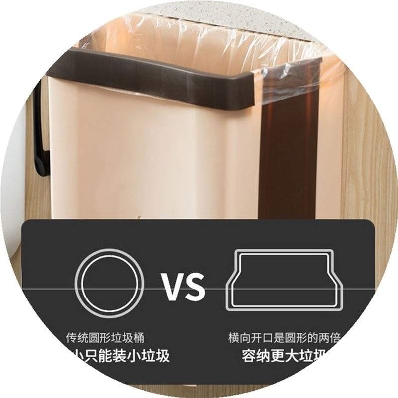 21新洗手间分类挂式垃圾桶折叠垃D圾篓卧室现代办公室时尚杂物桶