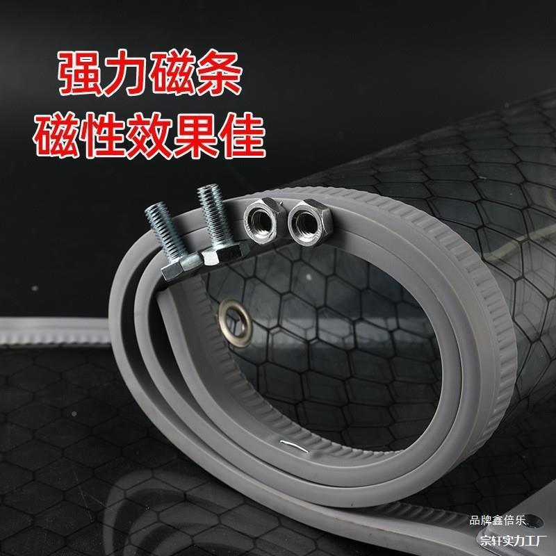 Y软帘网格帘塑料磁吸防静电阻燃性隔断格Pltao1006磁V防C尘自吸门