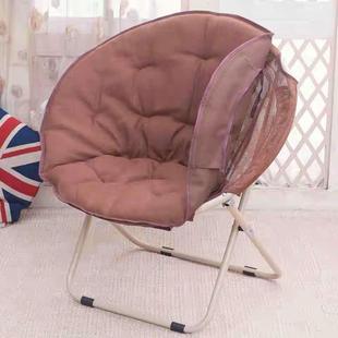 布艺休闲家沙发椅月25亮椅居办小公圆椅时尚椅户型懒人沙发椅子