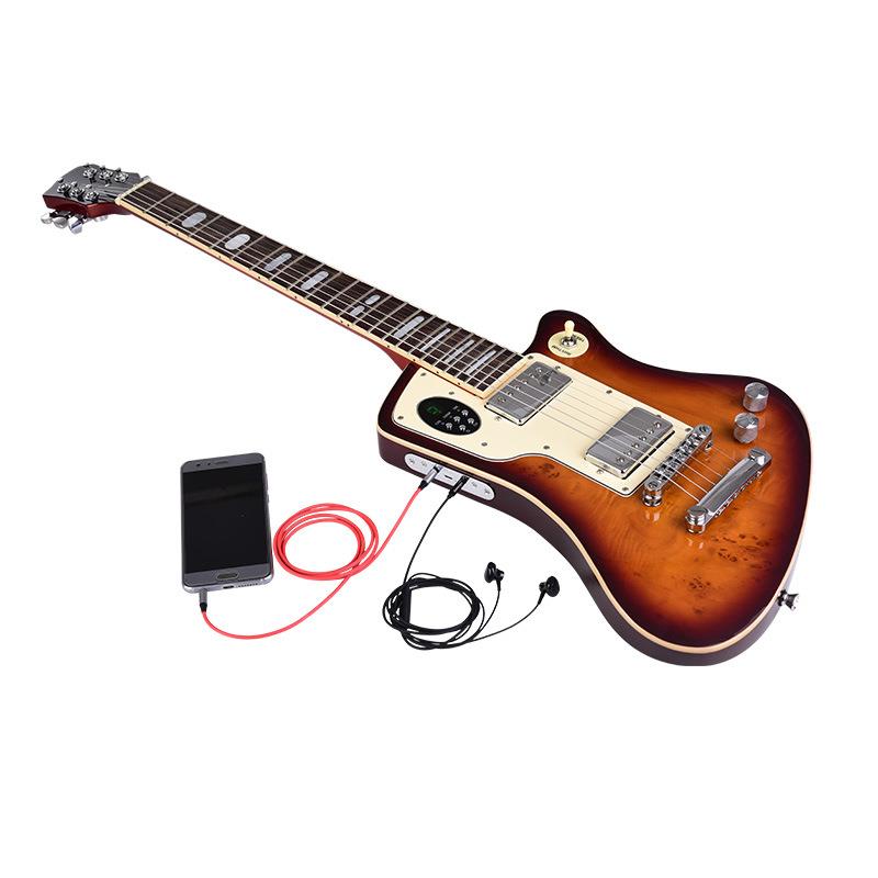 吉它鱼电吉他内PRI置三种效果器无线多功能业专级