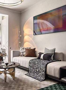 样板板房抱枕轻奢简现约厅代软装沙发客靠垫方XWG枕样间酒店抱枕