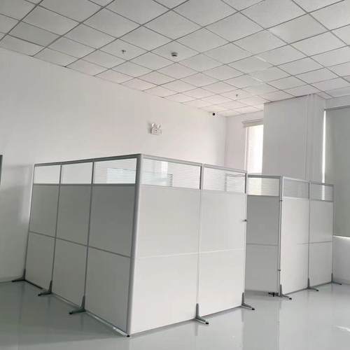 办公室移动屏风折叠隔工厂断AYL001车隔断墙隔间板亚克活力动屏风