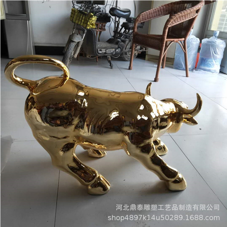 纯铜牛工艺品摆件 办公室饰品桌面小型摆件专业铸造大型铜牛雕塑