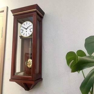 欧钟机械挂实木复古德五国赫姆勒AL262291音整式点钟表老式客厅报