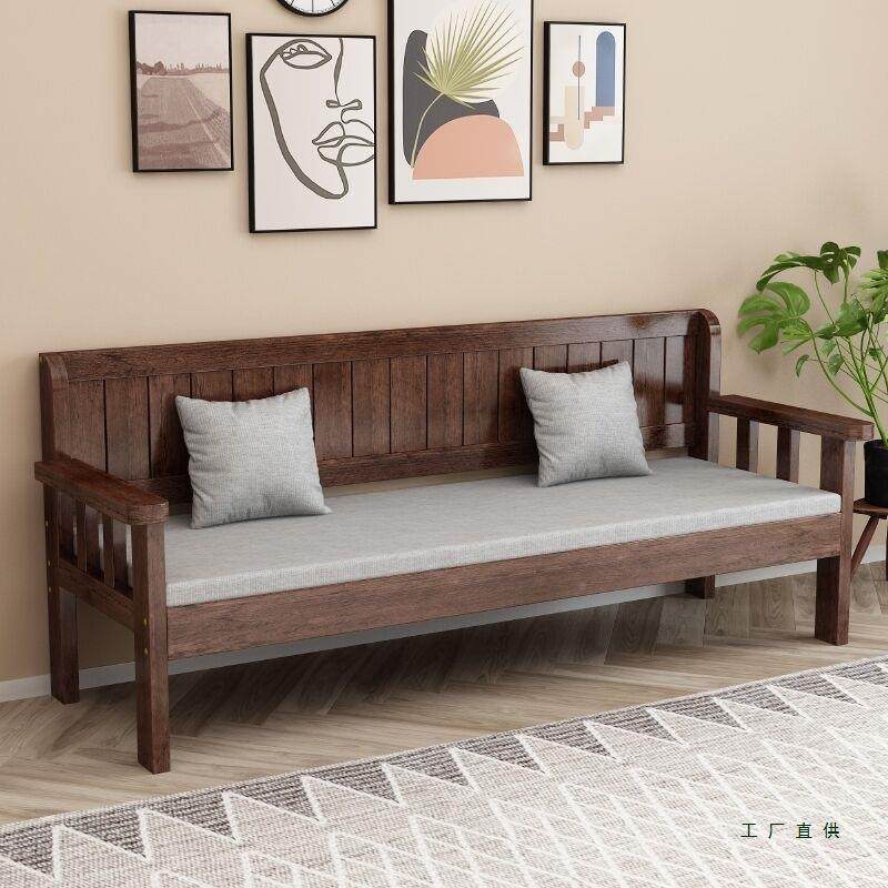 实木沙发现代小户型欧式阳台背卧约室客简厅三人四人靠长椅沙985,住宅家具,皮布沙发,淘宝优惠券,粉丝福利购,淘宝优惠卷