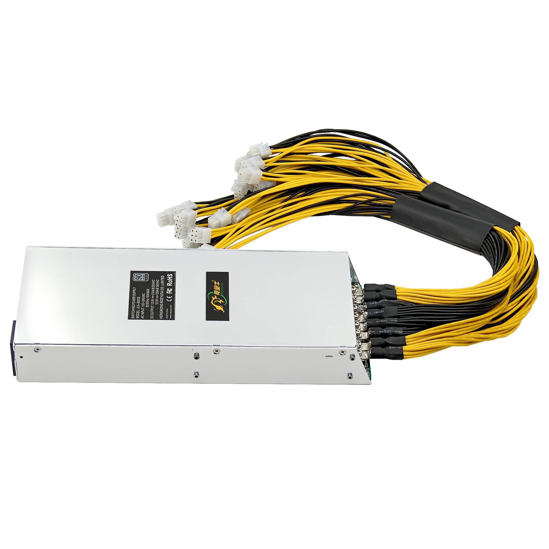 CEROHS110V/230V宽电3000W12V 18个 6PIN大功率电源