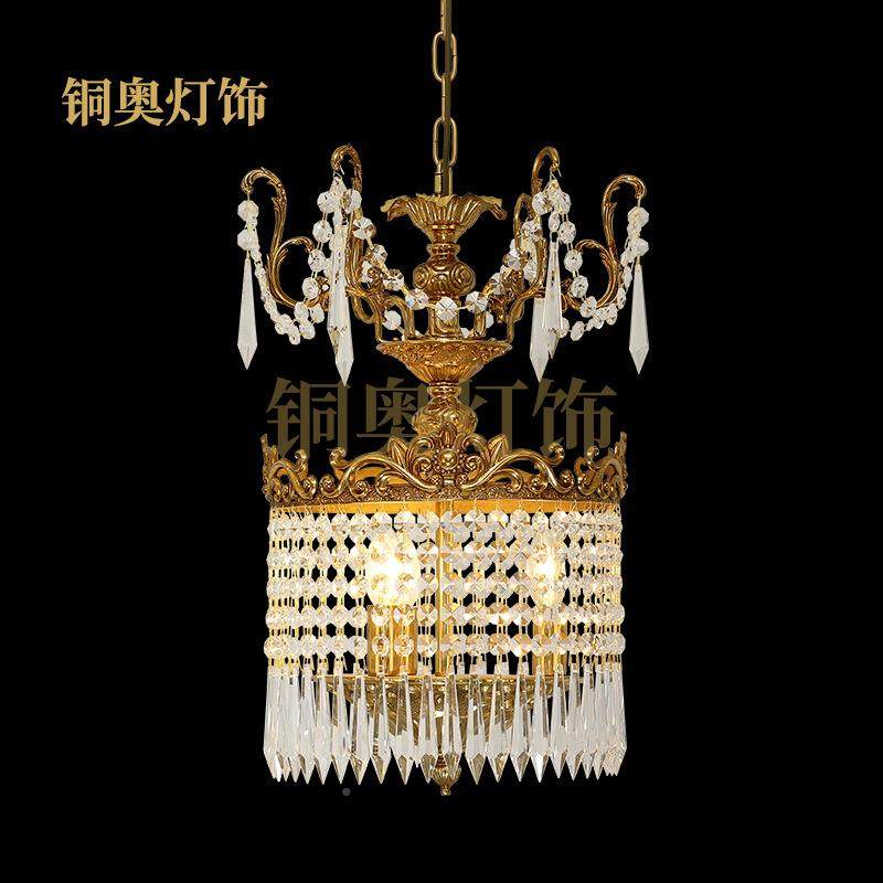 铜欧式全铜吊法式别墅玄关奥客厅餐华厅奢卧室走廊灯创灯300意大,家装灯饰光源,智能吊灯,淘宝优惠券,粉丝福利购,淘宝优惠卷