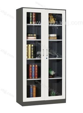 文件柜10mm窄边CUO办公室铁皮柜案套柜储物柜灰色资档白料柜分层