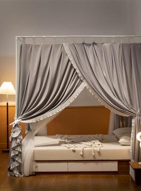 2025床幔摔NMK蚊防帐家用卧室蒙古包一体式光床遮2帘025新款儿童