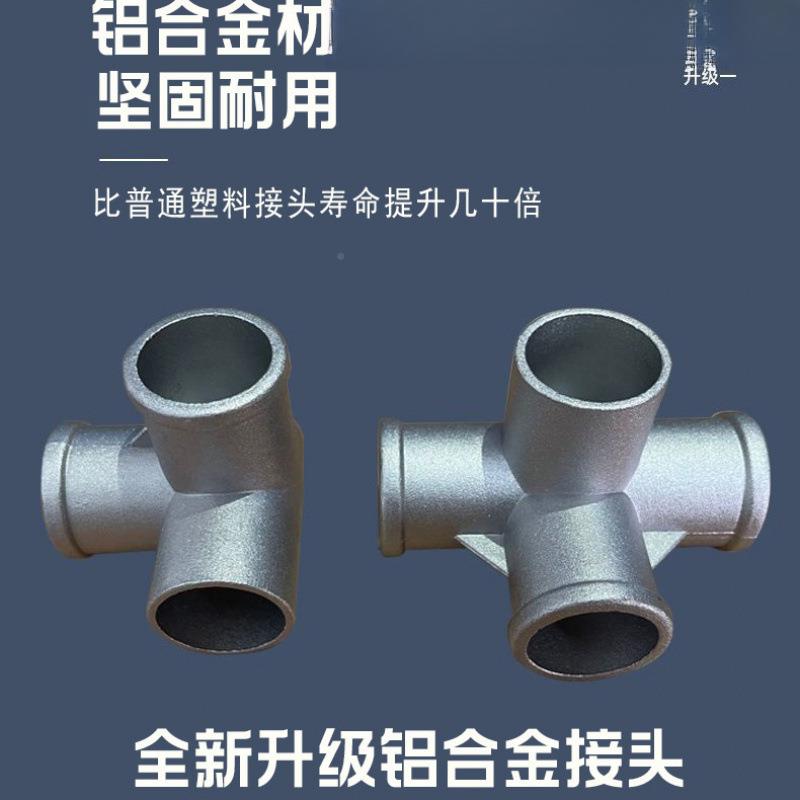 简易家用卧室组装布铝柜出YMG衣租衣房收纳合金架加粗厚落地橱架