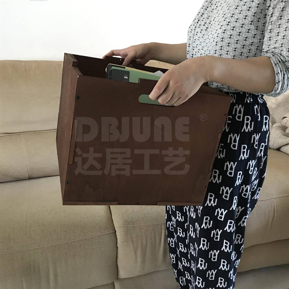 木制储物箱松木凳户外野炊组合炊收纳纳筐带盖收纳盒搬运DB0212收