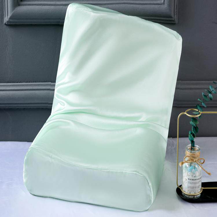 100真桑蚕丝BRJ胶枕套夏季丝丝滑冰绸乳乳胶枕头套儿童丝真丝记忆