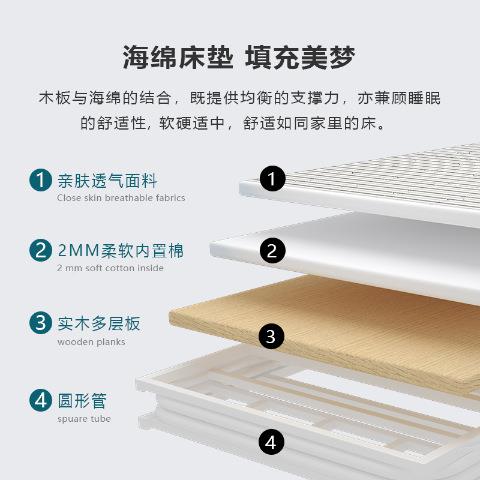 折叠床单家用简易床办室睡觉宿舍午休人见详情公小出租屋留床宿铁