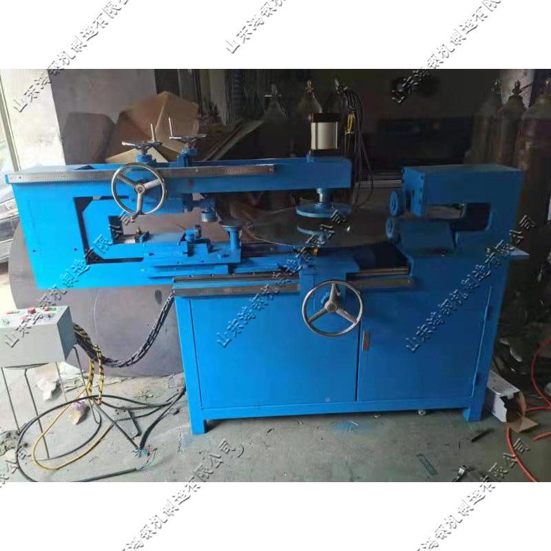 不锈钢设桌面翻边机hg-4588金属圆桌板面下椅旋边机械备金属圆盘