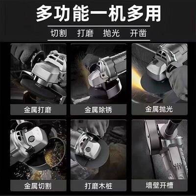 电角磨正牌新款无充电锂电大VZL功率刷打磨动机切割机机磨光机原