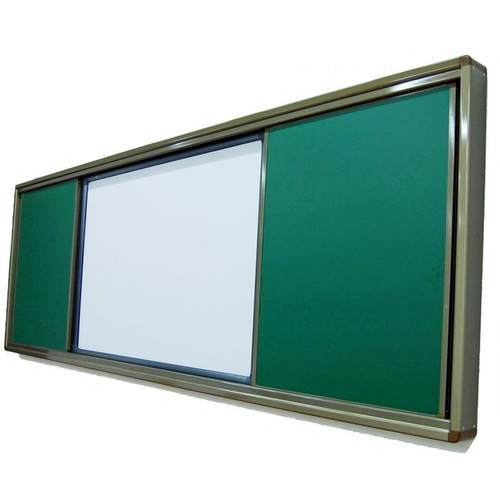 组合ZCR推拉黑板创意可移黑板磁性办公平面黑板动130*40室0尺寸