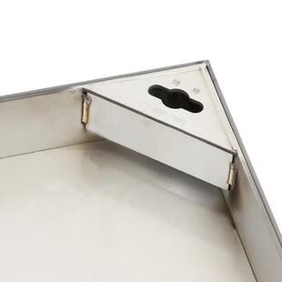 污水处理下水形DLZ道沟盖板窨井1盖20/04不锈钢隐井盖3下沉方形井