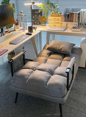 折叠椅办公室午椅睡躺午床休单人一体两用可OAY躺可坐电脑沙发椅