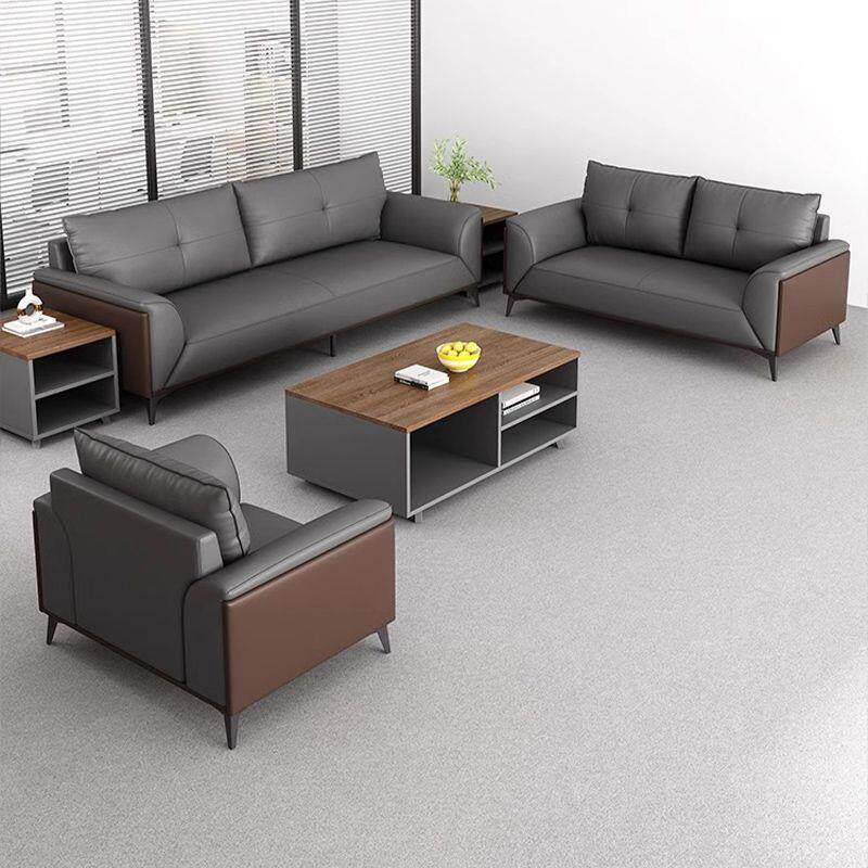 办约公室沙发老板商务会贵宾客会议待洽接谈公司休息MUN区简现代