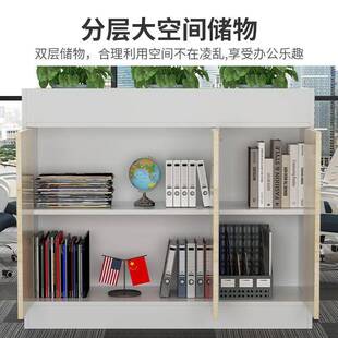 办公室花公槽柜矮柜隔桌柜长条长方形木质JTZ文件柜办侧边柜花草