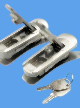 04不锈钢平面锁型新业AB403-1带挂基箱开关新AB403-柜门3锁自动化