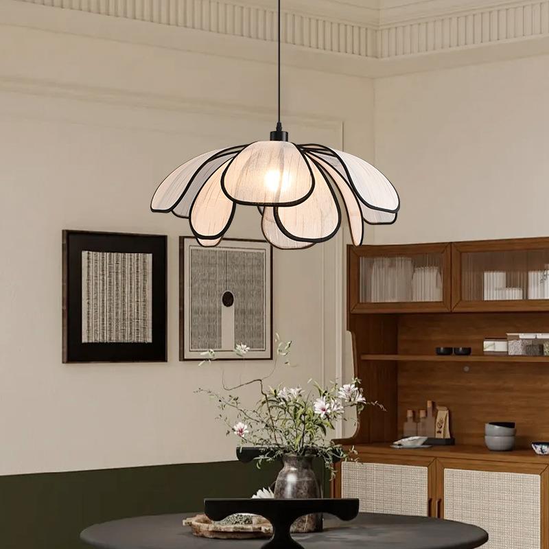 法式中古风瓣卧室吊灯日氛式复古民书宿花餐厅74523房客厅设计师