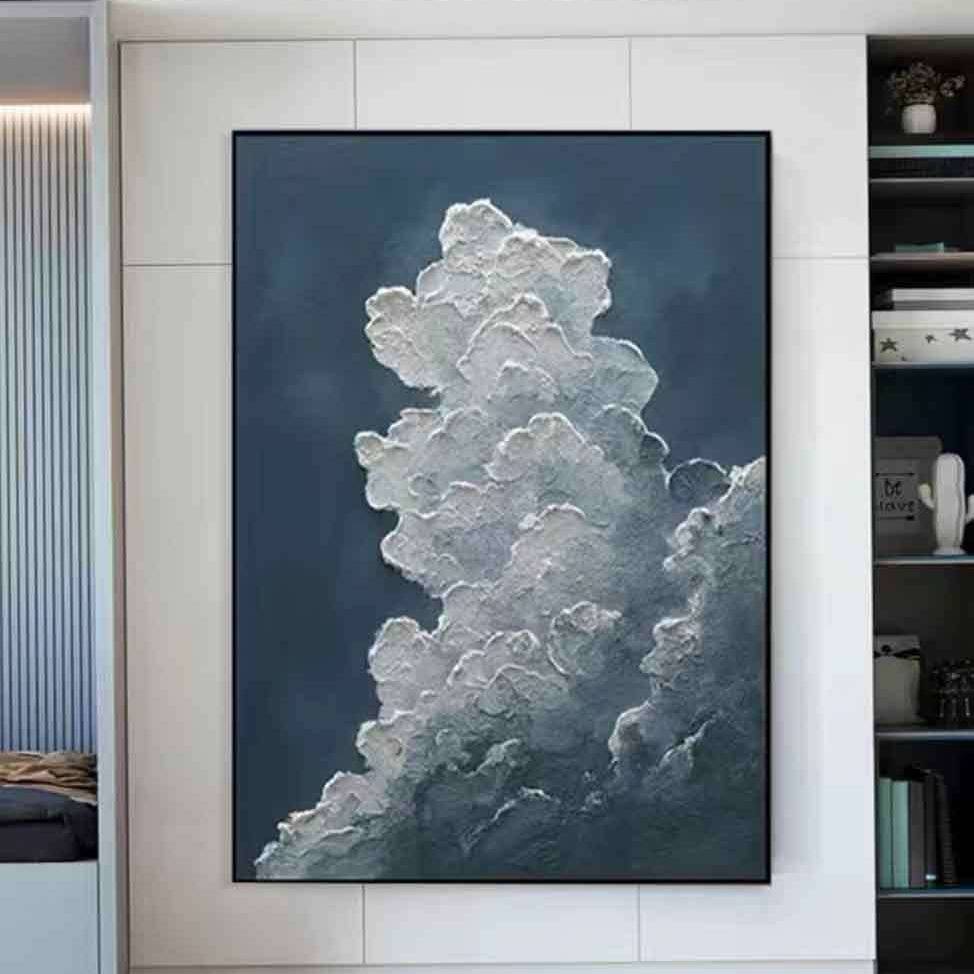 手绘肌理装饰画风景室客厅玄关过道沙发挂画抽象简约立体现代图片